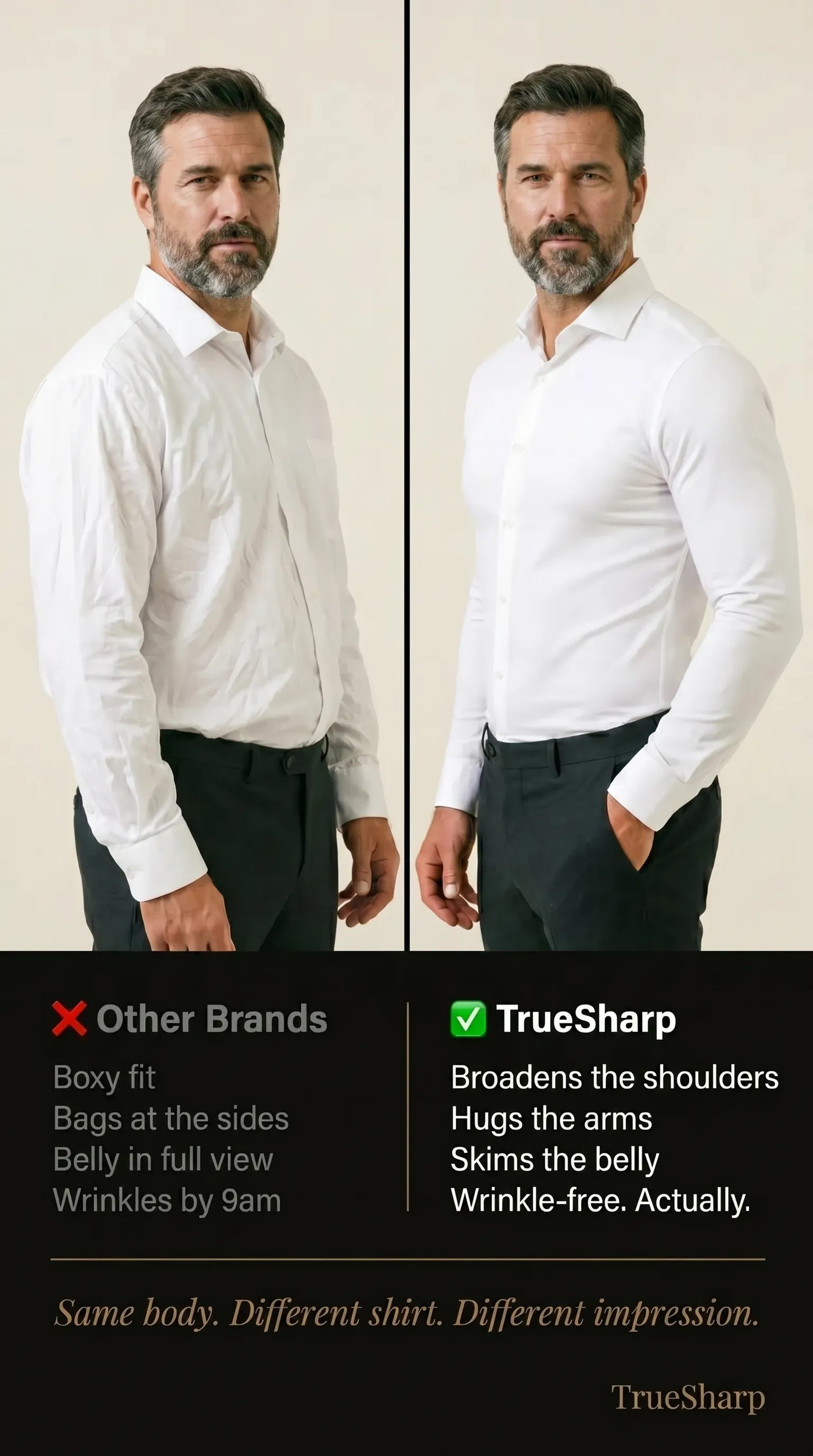 TRUESHARP NON-IRON SHIRT